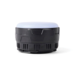 Compact camping torch with crank and 200 lm Nordic Drift Everest black colour fourth view