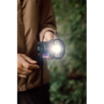 Emergency torch with crank 2000mAh Nordic Drift Everest black colour ambient view 2