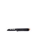 Nordic Drift Adventure stainless steel folding knife black colour view with logo