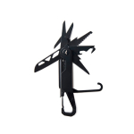 12-function multi-tool with carabiner Nordic Drift Adventure black colour second view