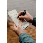 Pocket pen with compass and retractable graphite tip Nordic Drift Trail black colour ambient view