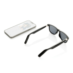 Smart audio glasses with AI translation, polarised UV400 black colour second view