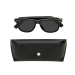Smart audio glasses with AI translation, polarised UV400 black colour seventh view