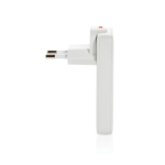 Ultra-slim flat charger with travel plugs and USB-C 65W white colour fifth view