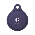 Smart tracker with light, compatible with iOS and Android bondi blue colour view with logo