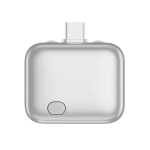 Smart USB-C charging adapter with overcharge protection 140W silver colour third view