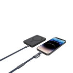 2-in-1 fast charging cable, braided anti-tangle, 60W, 120cm blue colour second view