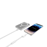 2-in-1 fast charging cable, braided anti-tangle, 60W, 120cm grey colour second view