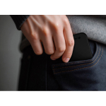 Ultra-thin 4 mm power bank with wireless charging 3000 mAh black colour ambient view