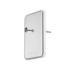Ultra-thin QI2.2 magnetic power bank in recycled aluminium 5000 mAh silver colour view 12