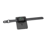 Eco magnetic power bank with 15W wireless charging 5000 mAh black colour view 12