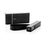 5-in-1 power bank with scales and torch 2600 mAh Swiss Peak black colour view with box