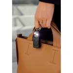 Compact personal alarm rechargeable via USB-C with LED light 150 dB black colour ambient view 2