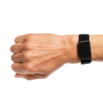 Ultra-thin health wristband with app and 1 ATM water resistance black colour fourth view