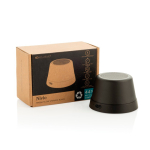 Compact magnetic speaker with IPX4 resistance 5W 500mAh black colour view with box