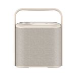 Compact wireless speaker with built-in microphone 10W beige colour second view