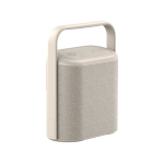 Compact wireless speaker with built-in microphone 10W beige colour