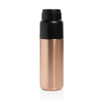 Vacuum insulated anti-drip flask with integrated cup 500 ml taupe colour second view