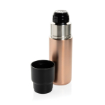 Vacuum insulated anti-drip flask with integrated cup 500 ml taupe colour third view