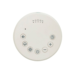 Eco white noise speaker with auto shut-off and 3W white colour fifth view