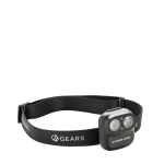 GearX 800 mAh motion-sensor head torch black colour printing view