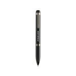 Swiss Peak smooth twist metal pen 1200 m blue ink black colour printing view