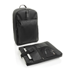 Laptop backpack with compartments and 16L capacity Swiss Peak 15.6” black colour sixth view