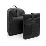 Laptop backpack with compartments and 16L capacity Swiss Peak 15.6” black colour seventh view