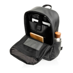 Laptop backpack with compartments and 16L capacity Swiss Peak 15.6” black colour ninth view