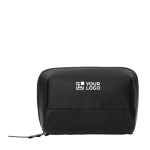 Foldable travel case with compartments Swiss Peak 4.2L black colour printing view