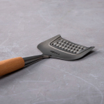 Boska cheese grater with stainless steel blade and beechwood handle silver colour