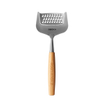 Boska cheese grater with stainless steel blade and beechwood handle silver colour printing view