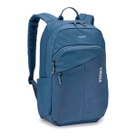 Laptop backpack with padded compartment 23L 16” Thule Indago blue colour view with logo