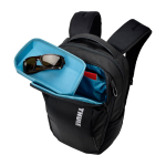 Professional travel backpack with compartments 23 L Thule Accent black colour fifth view
