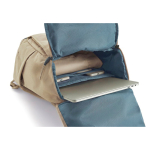 Minimalist backpack with magnetic flap for 16” laptop Thule Paramount beige colour fourth view