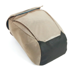 Minimalist backpack with magnetic flap for 16” laptop Thule Paramount beige colour fifth view