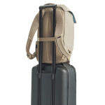 Minimalist backpack with magnetic flap for 16” laptop Thule Paramount beige colour sixth view