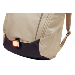 Minimalist backpack with magnetic flap for 16” laptop Thule Paramount beige colour eighth view