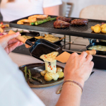 Table raclette with reversible non-stick plate Boska black colour