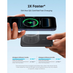 Ultra-thin power bank with 15W wireless charging 5000 mAh Anker Nano black colour