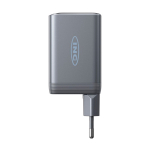 Anker Prime 100W GaN fast-charging wall charger grey colour view with logo