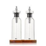 AdHoc 4-in-1 Oil and Vinegar Dispenser Set 300 ml transparent colour fourth view