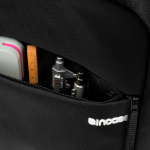 Laptop backpack with quick access and top handle 16” Incase Icon black colour view 11