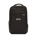 Laptop backpack with quick access and top handle 16” Incase Icon black colour printing view