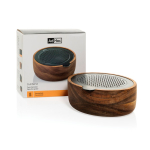 Fine grater with acacia container AdHoc CutnServe Table brown colour view with box