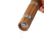 AdHoc Duomill acacia wood double salt and pepper mill brown colour second view