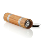 AdHoc Duomill acacia wood double salt and pepper mill brown colour fourth view