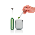 Matcha set in gift box with glass and frother 250 ml AdHoc Chado green colour fourth view