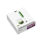 Matcha set in gift box with glass and frother 250 ml AdHoc Chado green colour view with box