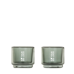 Stackable double-wall glass espresso cups 45 ml AdHoc Impact transparent colour printing view